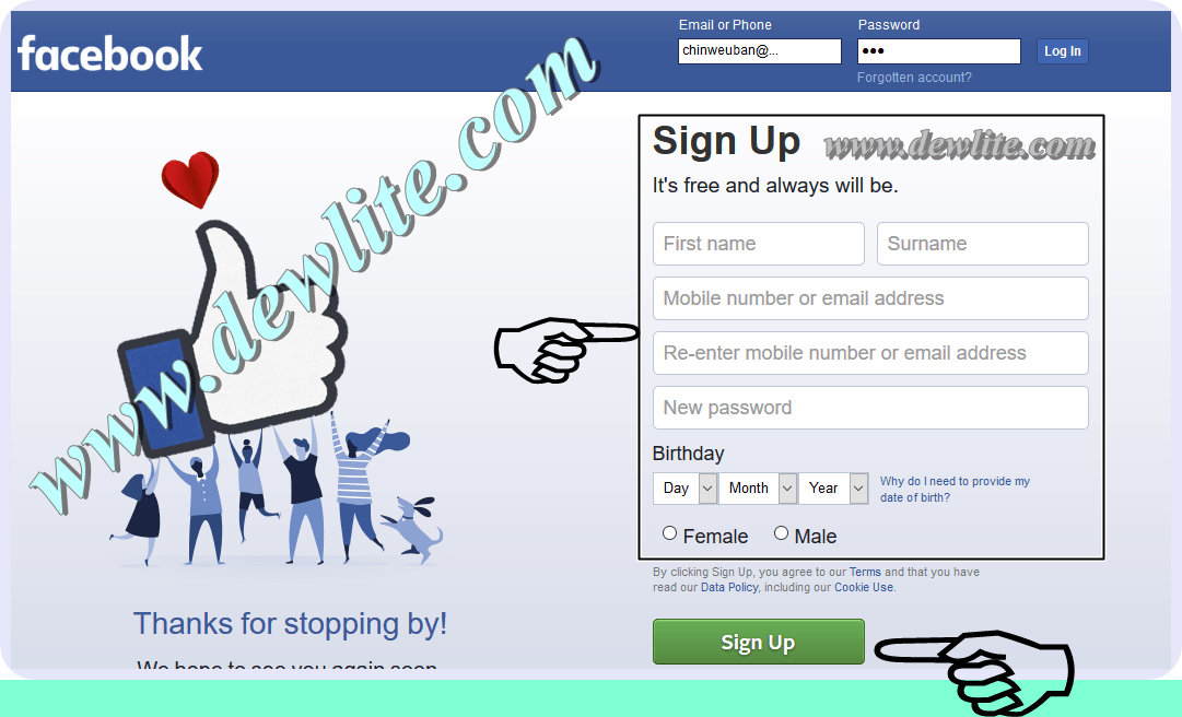 facebook-sign-up