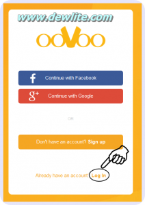 oovoo login
