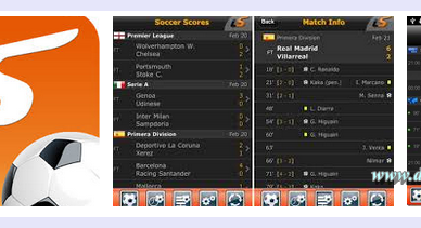 Livescore app