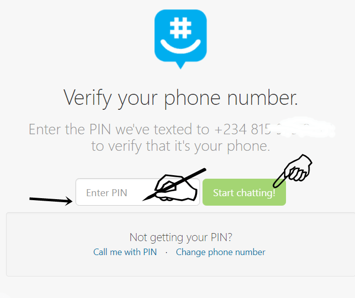 GroupMe sign in