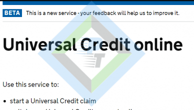 uNIVERSAL CREDIT LOGIN